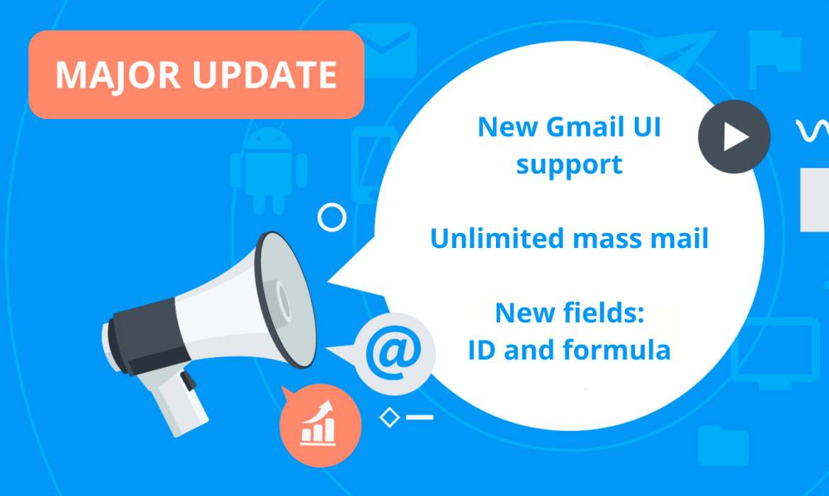 What’s new, NetHunt? New Gmail, unlimited mass mail, fields and more!