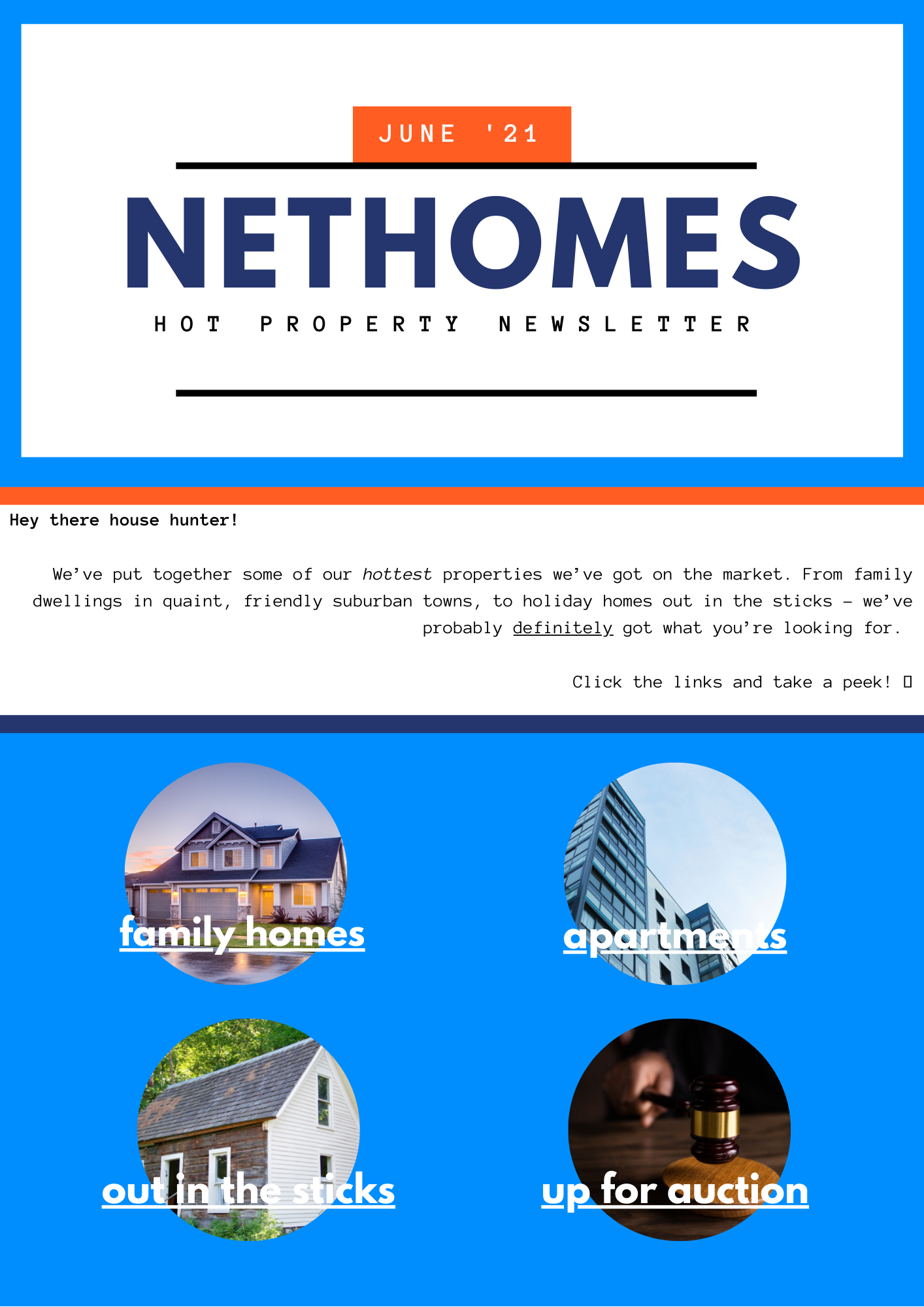 The best real estate newsletter ideas and examples