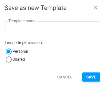 Shared email templates in NetHunt CRM
