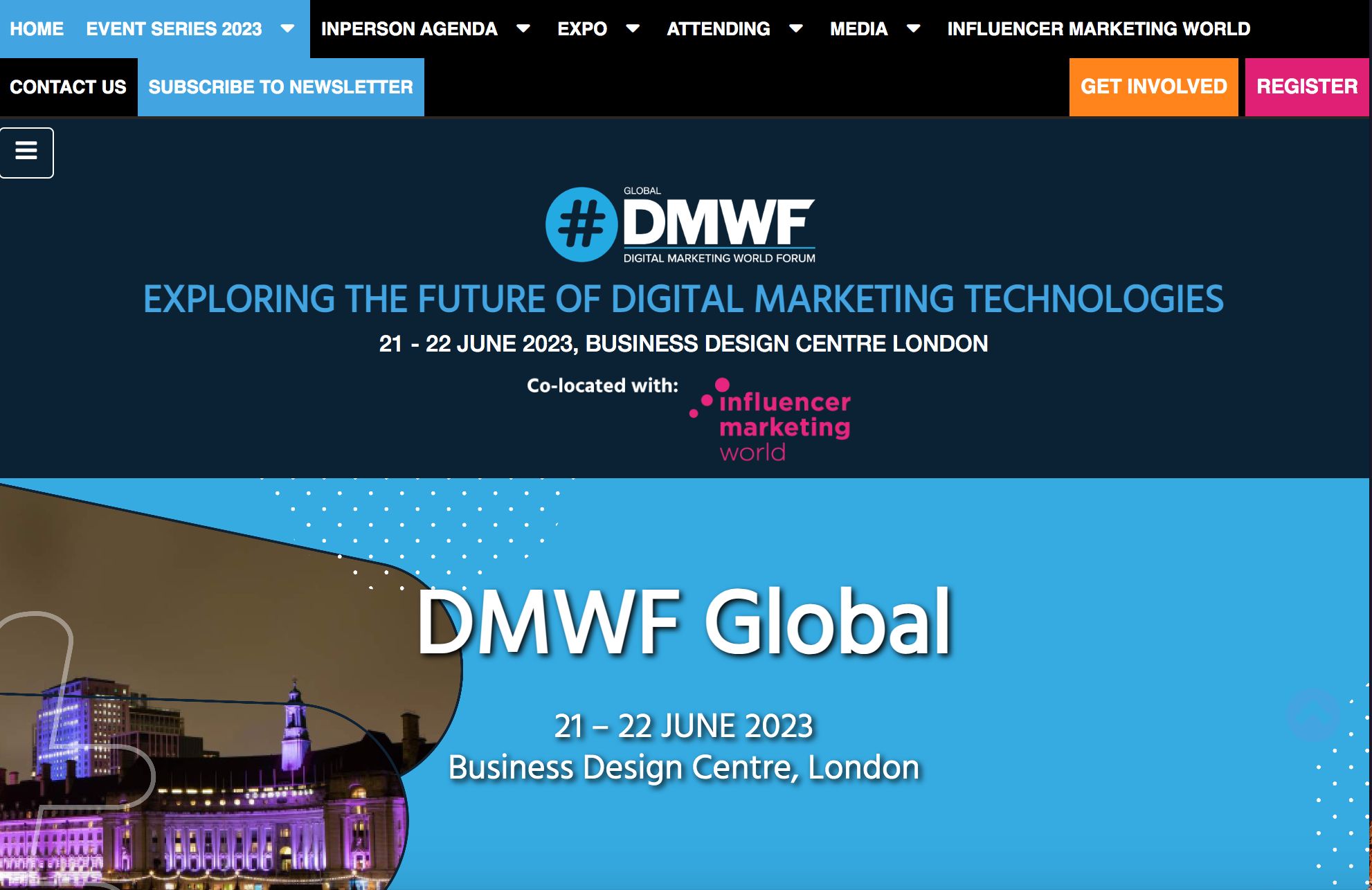 Marketing event worth visiting in 2023: Digital Marketing World Forum Global