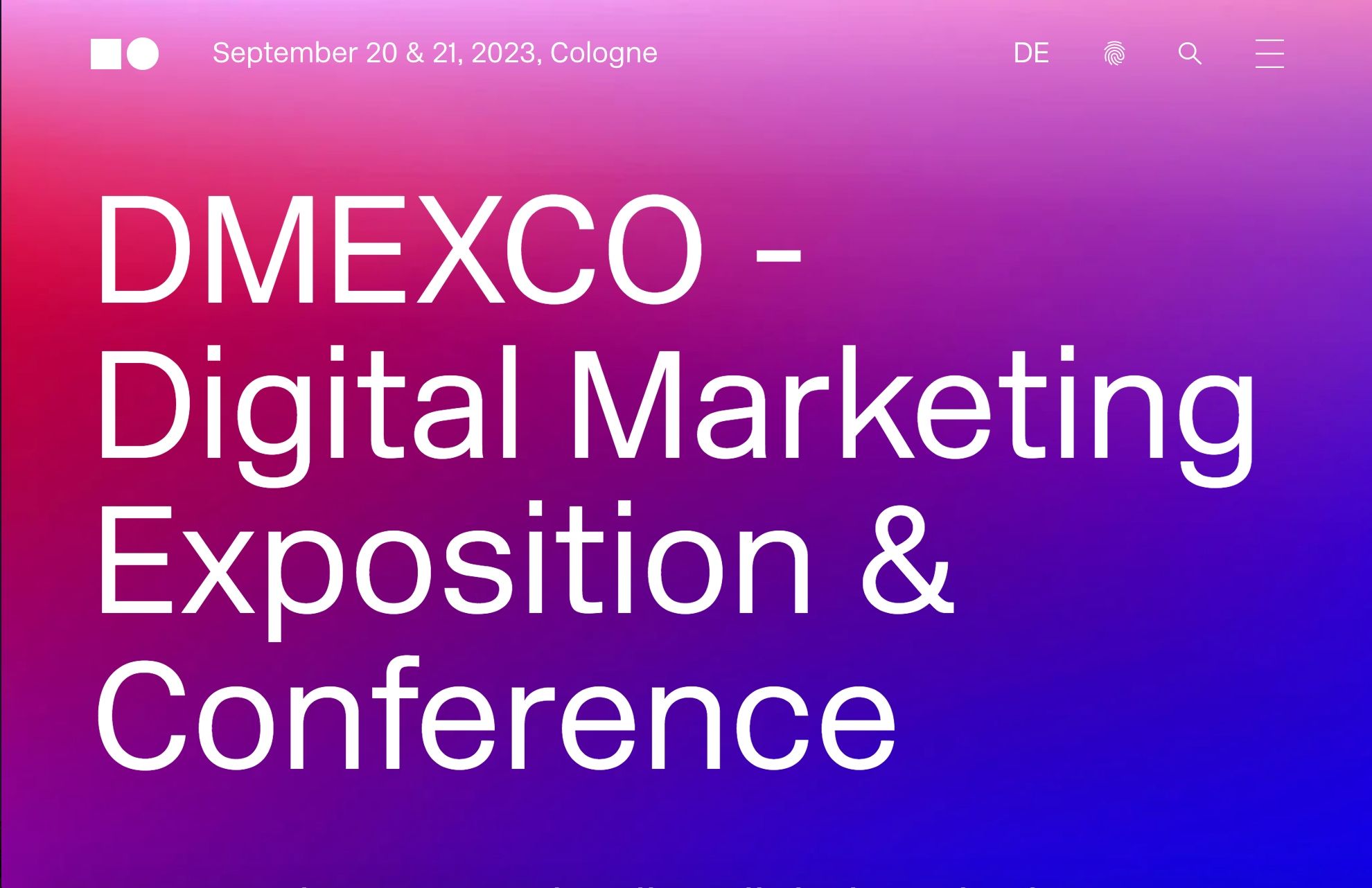 Marketing event worth visiting in 2023: DMEXCO