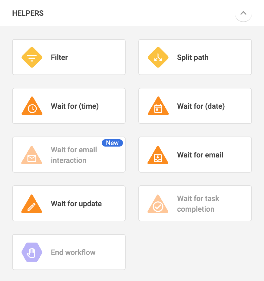 Helpers in NetHunt CRM automation functionality