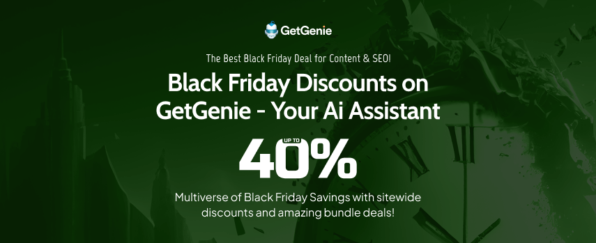 GetGenie AI Black Friday 2023 deal