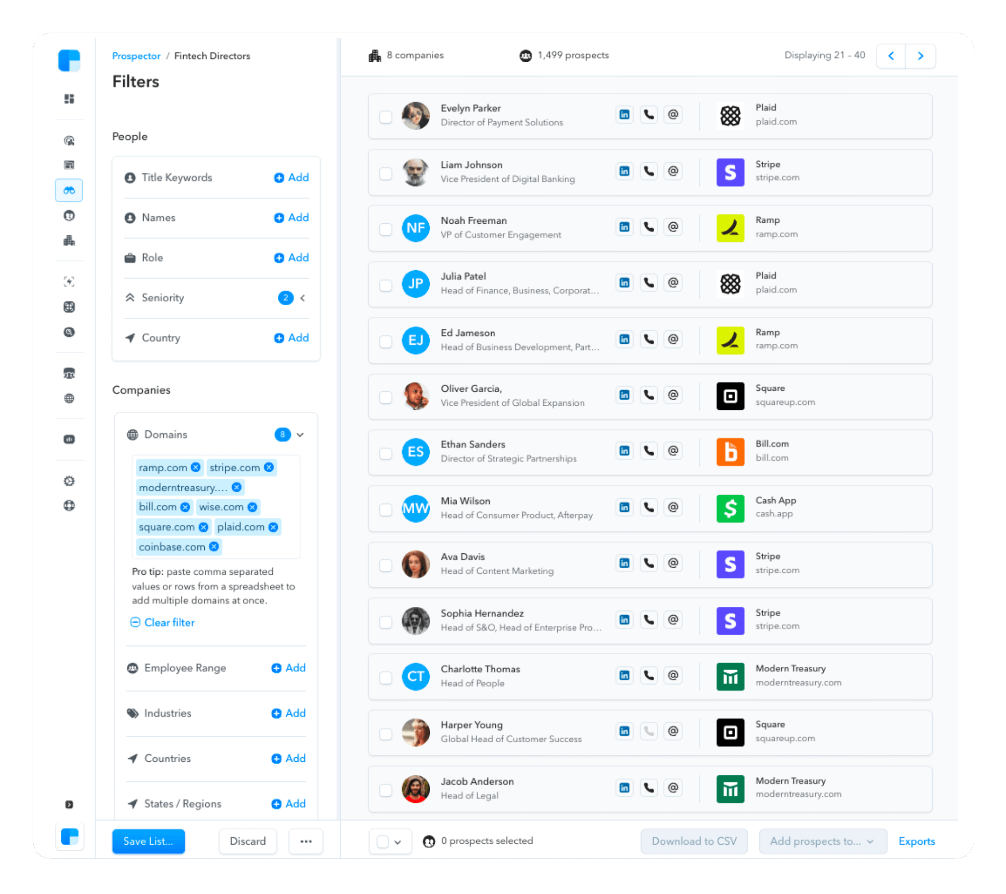 Clearbit User Interface | NetHunt CRM Blog