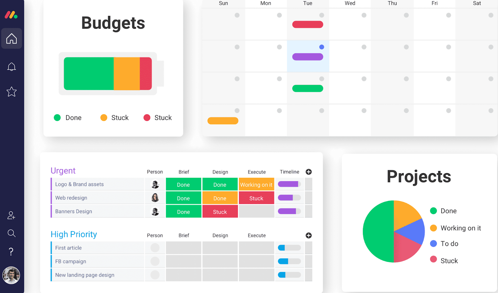 Monday CRM interface — Pipedrive CRM alternative