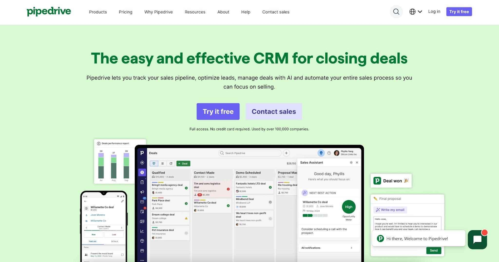 Pipedrive crm