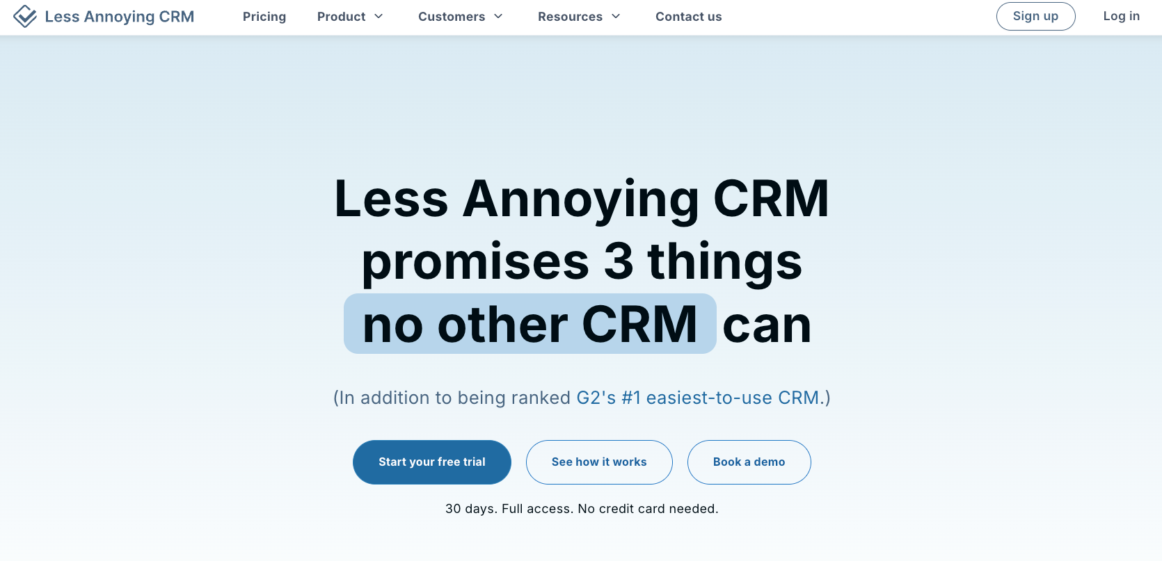 Lessannoying CRM
