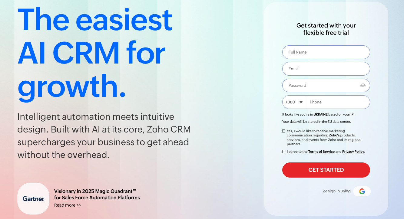 Zoho CRM