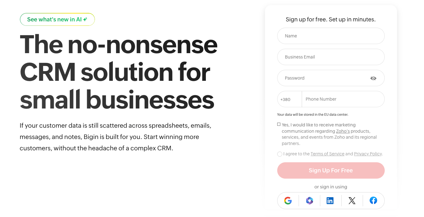 Bigin by Zoho
