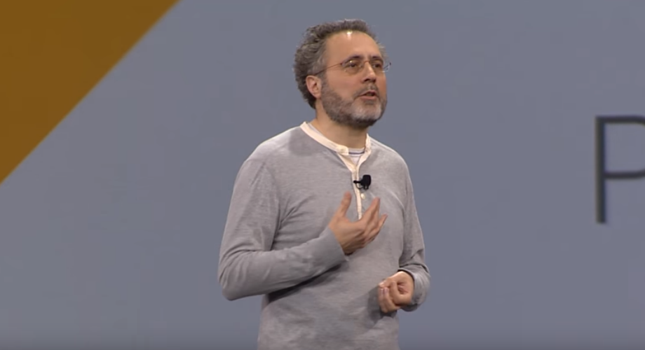 Urs Holzle, Google's senior VP of technical infrastructure at Google Cloud Next 2018