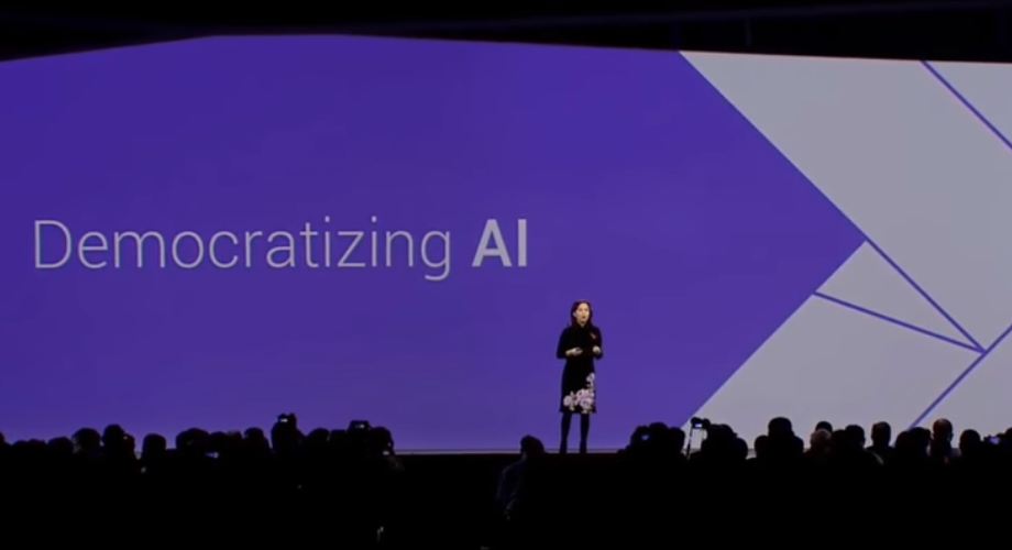 Fei-Fei Li, chief AI scientist for Google at Google Cloud Next 2018