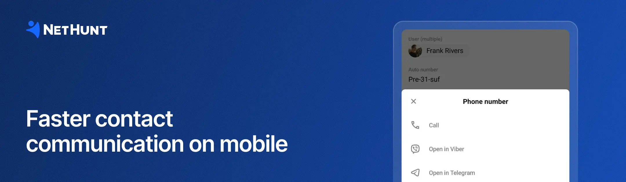 NetHunt CRM - Contact your leads in one tap (mobile apps update)