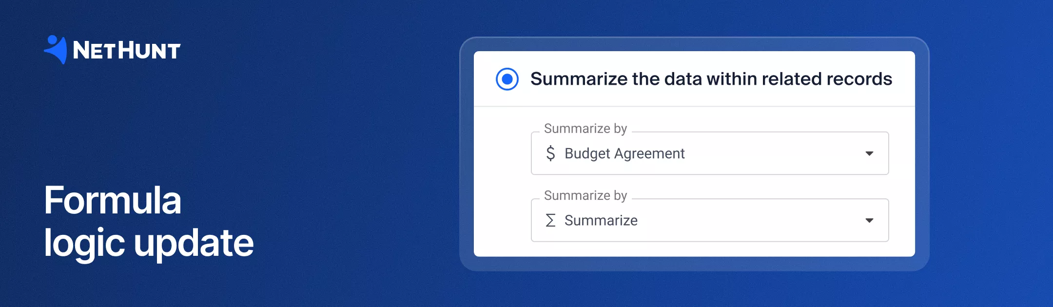 NetHunt CRM - More accurate calculations in Related summary