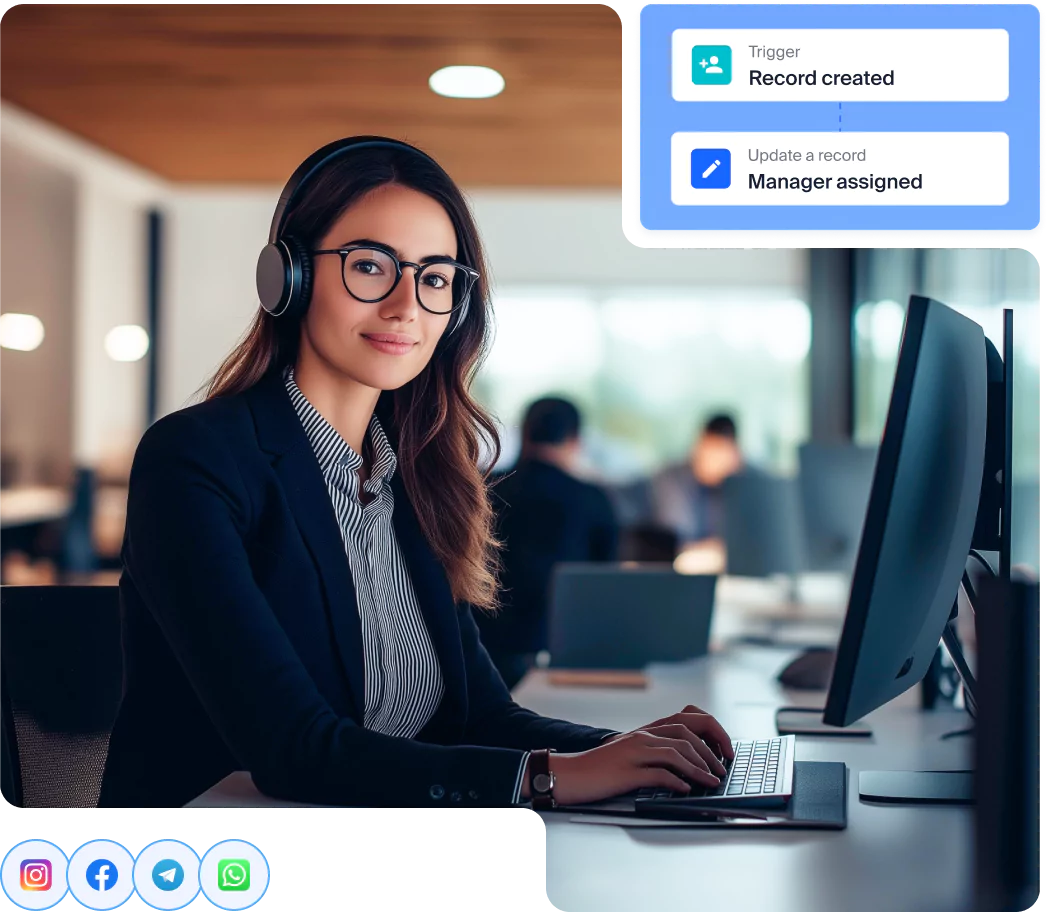 screen NetHunt CRM