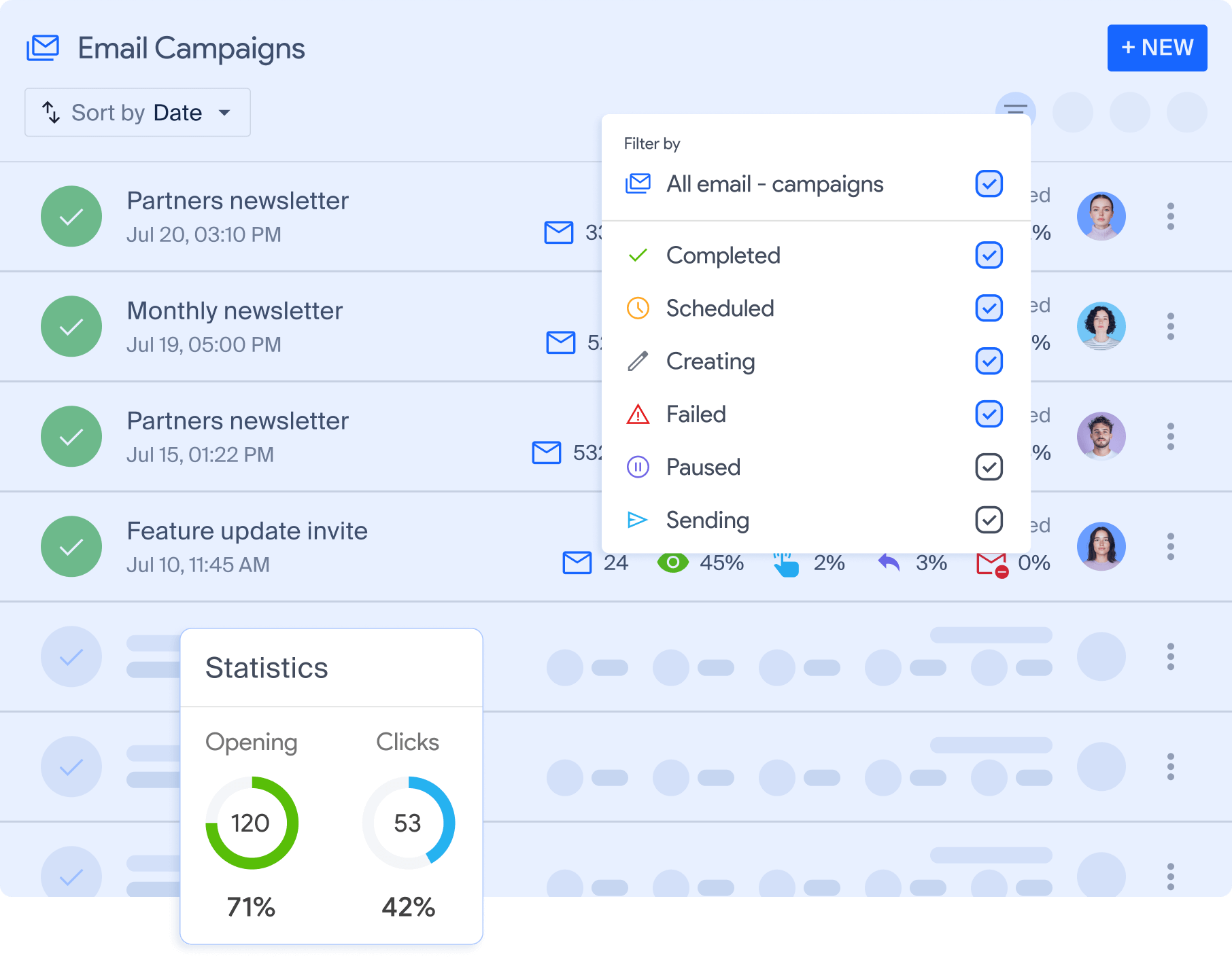 Email Campaigns CRM
