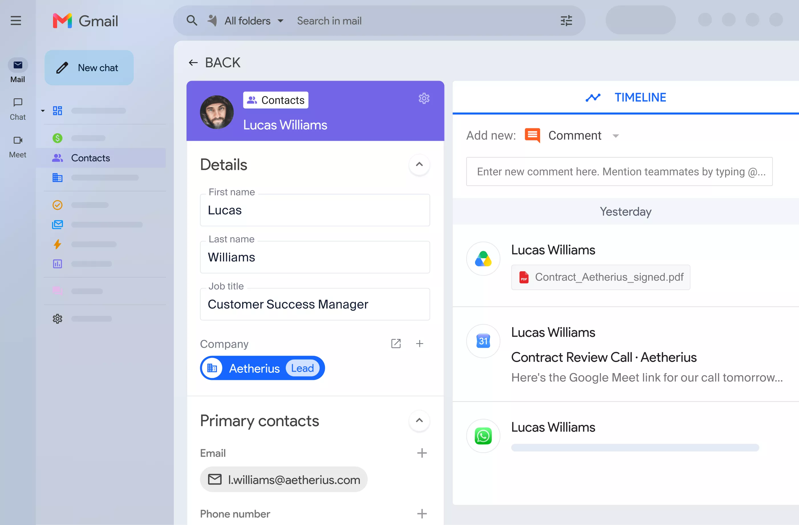 screen NetHunt CRM