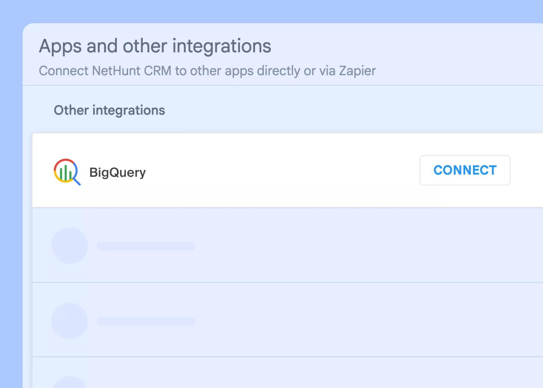 NetHunt CRM and BigQuery Integration