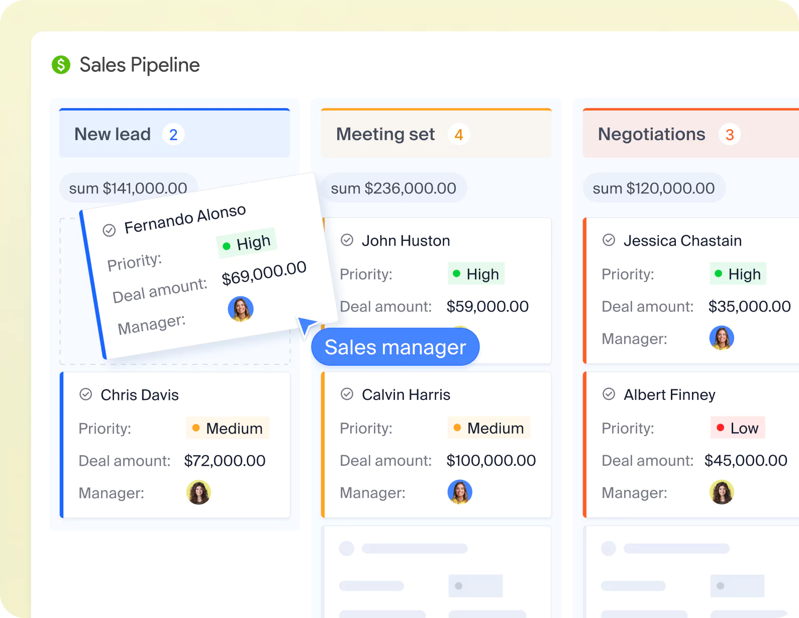 Sales pipeline