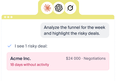NetHunt CRM works with your AI tools