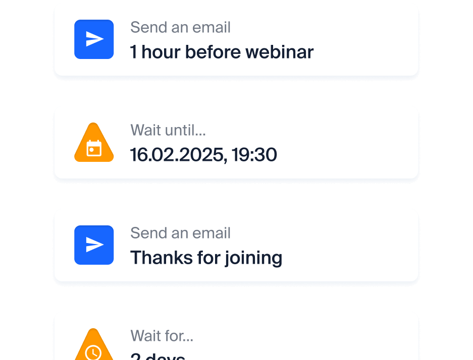 Workflow builder for automated email logic - NetHunt CRM